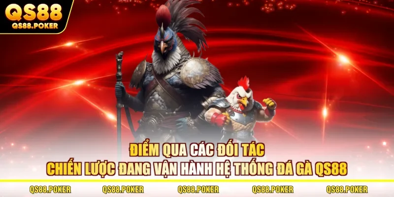 Điểm qua các đối tác chiến lược đang vận hành hệ thống đá gà QS88 